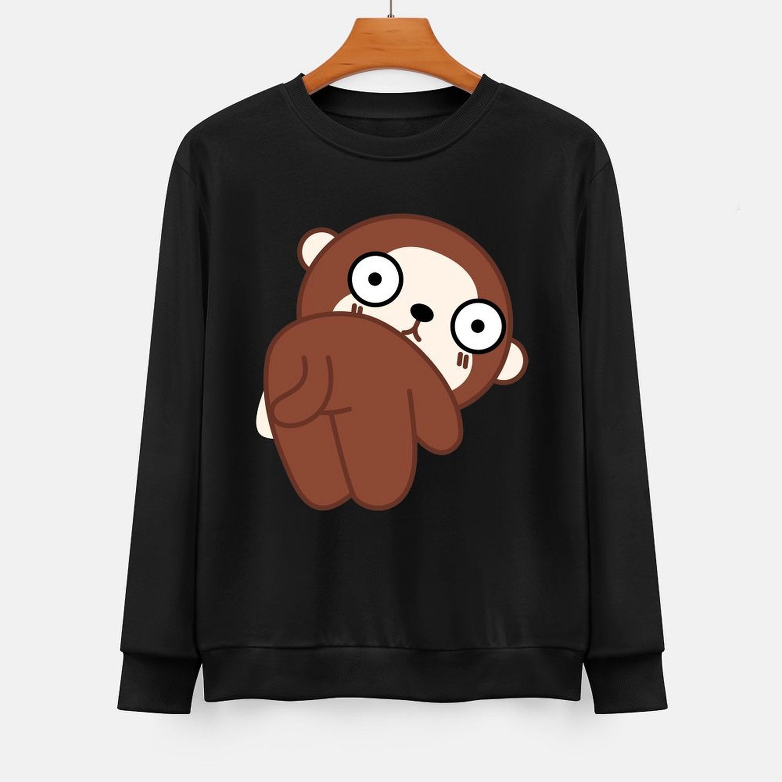 Front Patterned Long Sleeve TopWeekend EverydayComfort